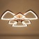 Causteen with PDU 671116/6 LED 174W Dimmer 3 modes 3000-6000k Coffee 65x65x12 cm Bayerluux