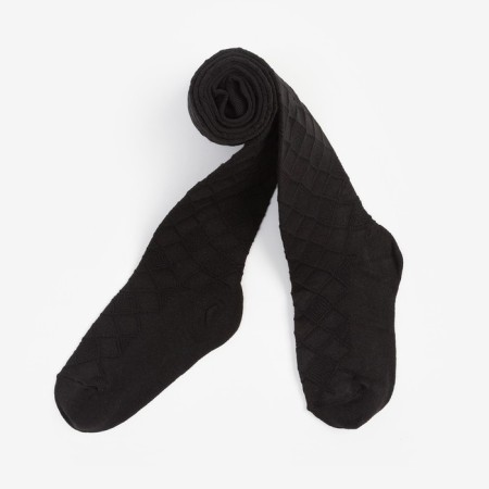 Pantyhose children, black color, height 134-140-6
