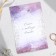 Invitation to a wedding on the eyelets "Now and Forever" marble