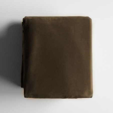 Set of curtains "velvet", size 2x145x270 cm, brown color-3