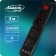 Extension cord Luazon Lighting, 2 euros+2 univ., 3 m, 2200W, 2x0.75 mm2, 3xUSB, with a switch, black