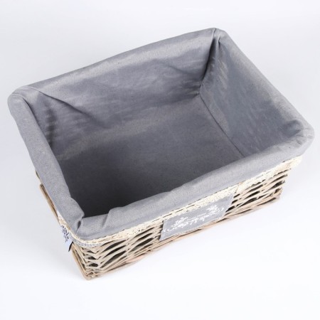 Stelly basket "Lenon", 34x25x16 cm, gray-1