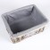 Stelly basket "Lenon", 34x25x16 cm, gray