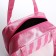 Cosmetic bag with lightning, white/pink color