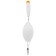 Winter Premier Fishing float accurate double No. 3, white color (PR-2-3-W)