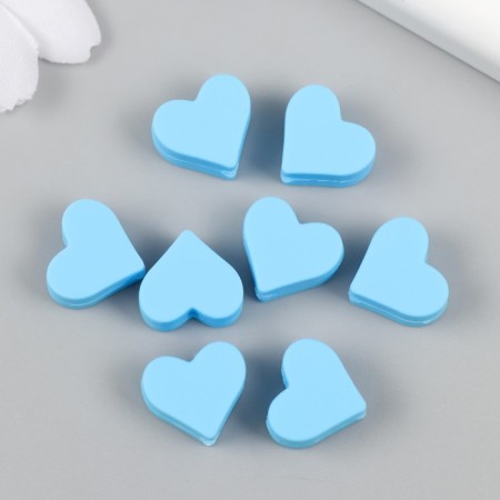 Busina Silicon "Heart" Vasilkovaya d = 1.4 cm-1