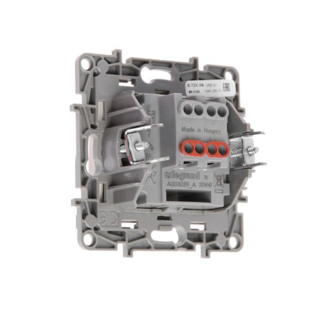 The switch mechanism 1-cl. Legrand "Etika Plus", 10 AX, 250 V, screw. Clemes, Sl. bone.-1