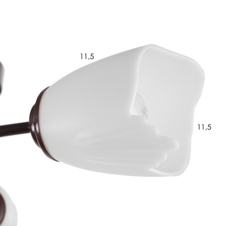 Chandelier 1341003/3wt e27 15W brown Bayerlux-4