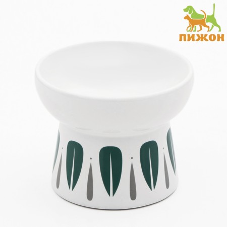Ceramic "leaves" 150 ml 13 x 9 cm white-1