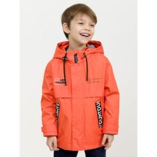 Windbreaker for boys, height 110 cm, orange color