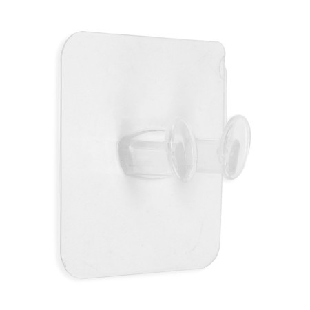 Holder with an adhesive surface of the tundra, 60x60 mm, for a fork, transparent-10