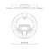 LED module with a driver and a linzed scatter on magnets, 12W, LED, 137x137 mm