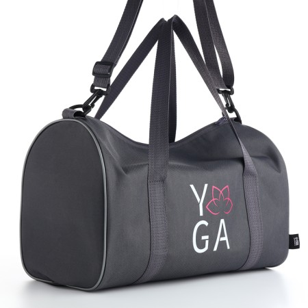 Female sports bag, textura, small size, gray color-7