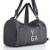 Female sports bag, textura, small size, gray color