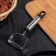 Horizontal vegetable cleaning "Assistant", 16 cm, chrome color, black