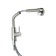 Zein Z89 sink mixer, outgoing spout, 35 mm cartridge, stainless steel, satin