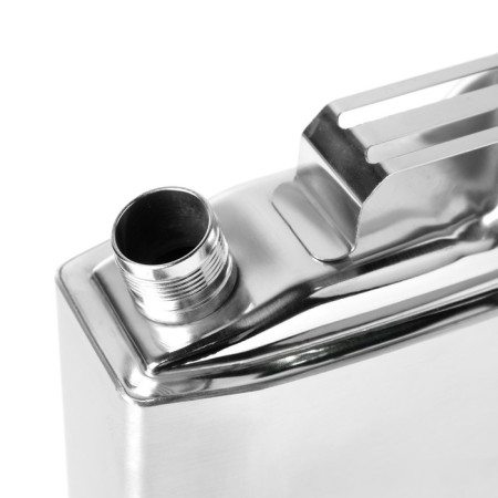 Flask for alcohol and water, 1.6 l, "USSR", stainless steel, case, gift, army-4