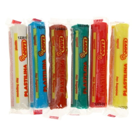 Plant -based plasticine, 6 colors, 90 g, Jovi, cardboard, euro suspension, for kids-3