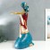 Souvenir Polystone stand "Girl in African outfit" d = 23 cm 68x40.5x26 cm