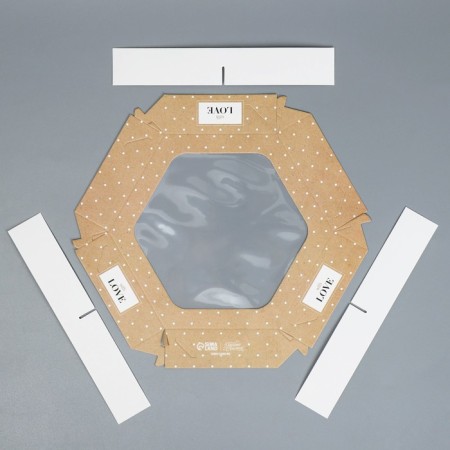 Confectionery packaging, "With Love", 23 x 23x 4 cm-5
