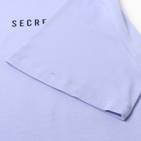 T-shirt female, lilac color, size One size (42-46)-2