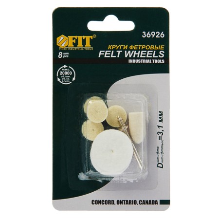 Polis circles Fit, felt, set of 7 pcs.-1