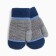 Mittens for children, blue/dark gray, size 16 (8-10 years)