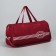 Sports bag, lightning department, long belt, burgundy color