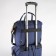 Bag-rug 2 in 1 on wheels 18 ", lightning department, external pocket, blue color