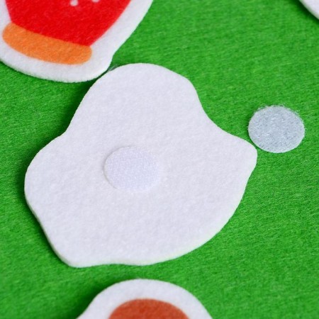 New Year's spandes from felt "Christmas tree"-2