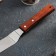 A blade-tank with a wooden handle, curved, 36 cm, working part 24 cm
