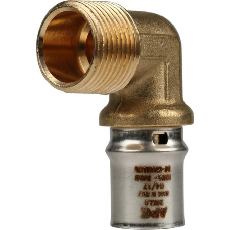 STOUT SFP-0011-003420, 3/4 "x 20 mm, external threads, transitional, brass-2