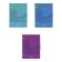 A notebook on the rings A5, 80 sheets in the Erichkrause "Glance Vivid", a plastic cover on a button, an offset unit, a whiteness is 100%, mix