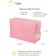 Cosmetic bag, 16.5x7x11 cm, pale pink
