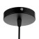Suspension Bayerlux "Shar" 1x60W E27 Black 18.5x18.5x16cm