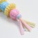 Premium chewing pier toy on a rope, 5 elements, thermoplastic rubber, mix