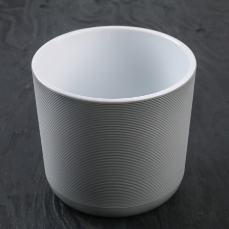 Flower pot with an insert "Lyon", 3 l, color gray color