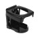 Torso cup holder in a car, black