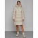 Coat insulated winter female, size 46, beige color