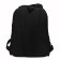 School backpack, 38 x 29 x 16 cm, Grizzly, ergonomic back, + keychain, black