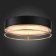 Ceiling lamp ST LUCE. SL1127.432.05. Chodo. 5x40 watts, E27, 60x60x18 cm, black color, matte gold