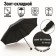 Mechanical feminine umbrella "You are bad", 8 spokes, d = 95 cm, black color