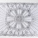 Openwork napkin for the table "Rays", 84 × 40 cm, PVC, silver color