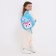 Baby backpack on lightning, blue color