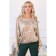 Female jumper, size 46, beige color