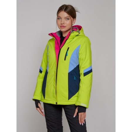 Ski jacket female winter, size 48, light color-1
