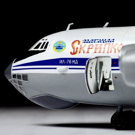 The national model "Russian military transport aircraft IL-76MD" Star, 1/144, (7011)-3