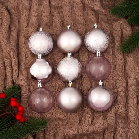 Set of balls plastic D-6 cm, 24 pcs "Air overflow"