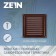 Ventilation grate Zein Lux RM1515KR, 150 x 150 mm, with a grid, metal, brown
