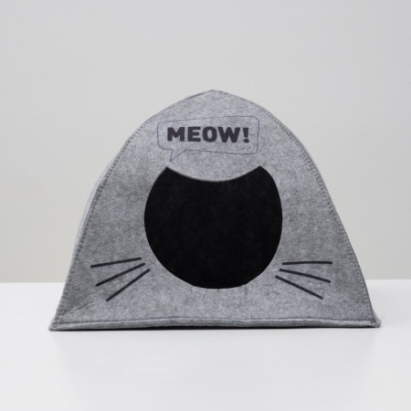 Animal House from felt "MEOW Tent", 38 x 28 x 38 cm-1